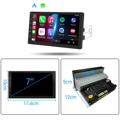 1 DIN Autoradio 7 Zoll – Apple CarPlay & Android Auto | Bluetooth & Navigation