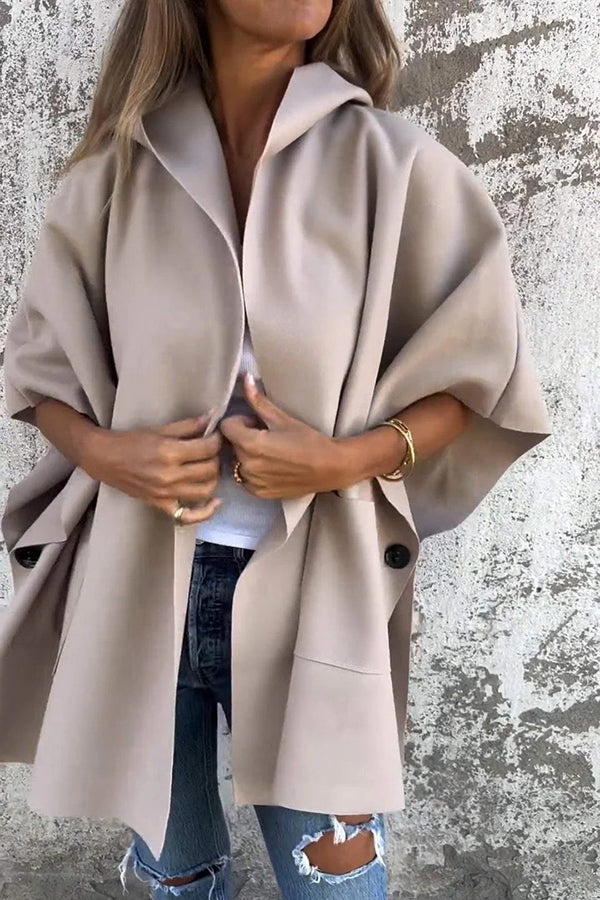 Oversized Losvallende Cape Jas Dames