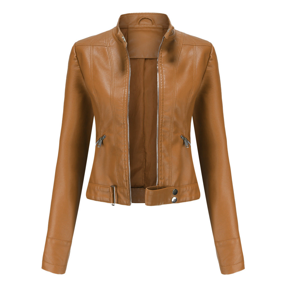 Dames Leren Jas Elegant – Echt Leder & Tijdloos Design