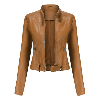 Dames Leren Jas Elegant – Echt Leder & Tijdloos Design