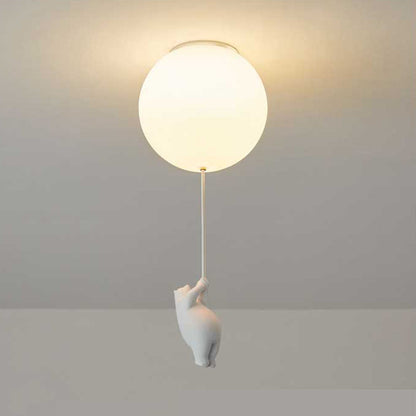 SkyDream – Kinderkamer Hanglamp met Beer & Ballon | LED Plafondlamp met Magisch Design