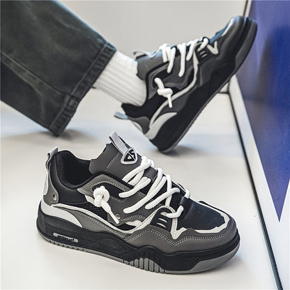 Stilvolle Herren Skateschuhe mit Schnürsenkeln und Grippsohle