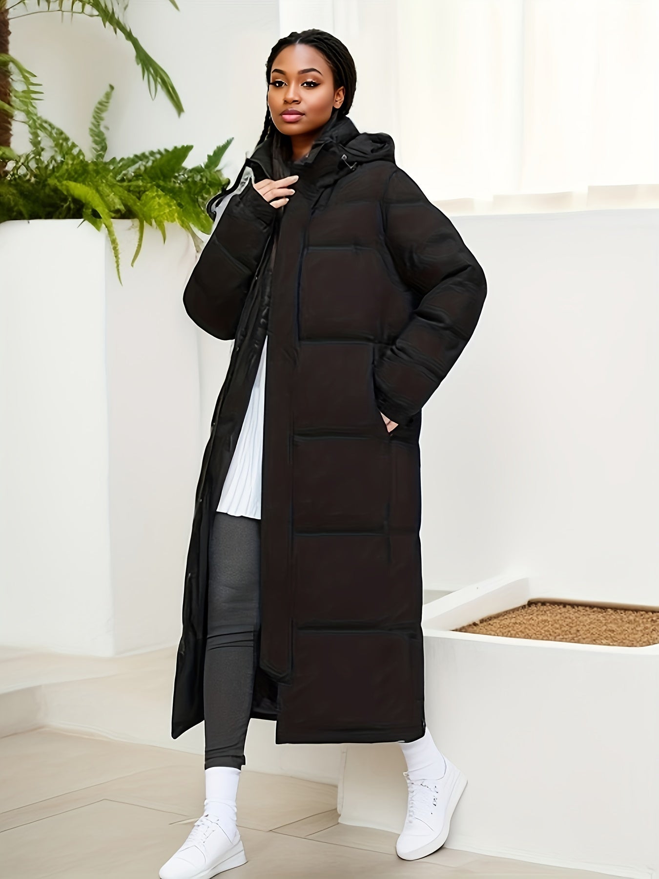 Lange Winterparka voor Dames – Warm & Stijlvol voor de Winter