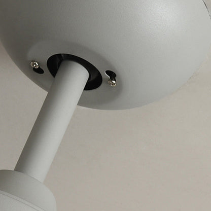 Nordic Modern Simple Flush Ceiling Fan With LED Lighting