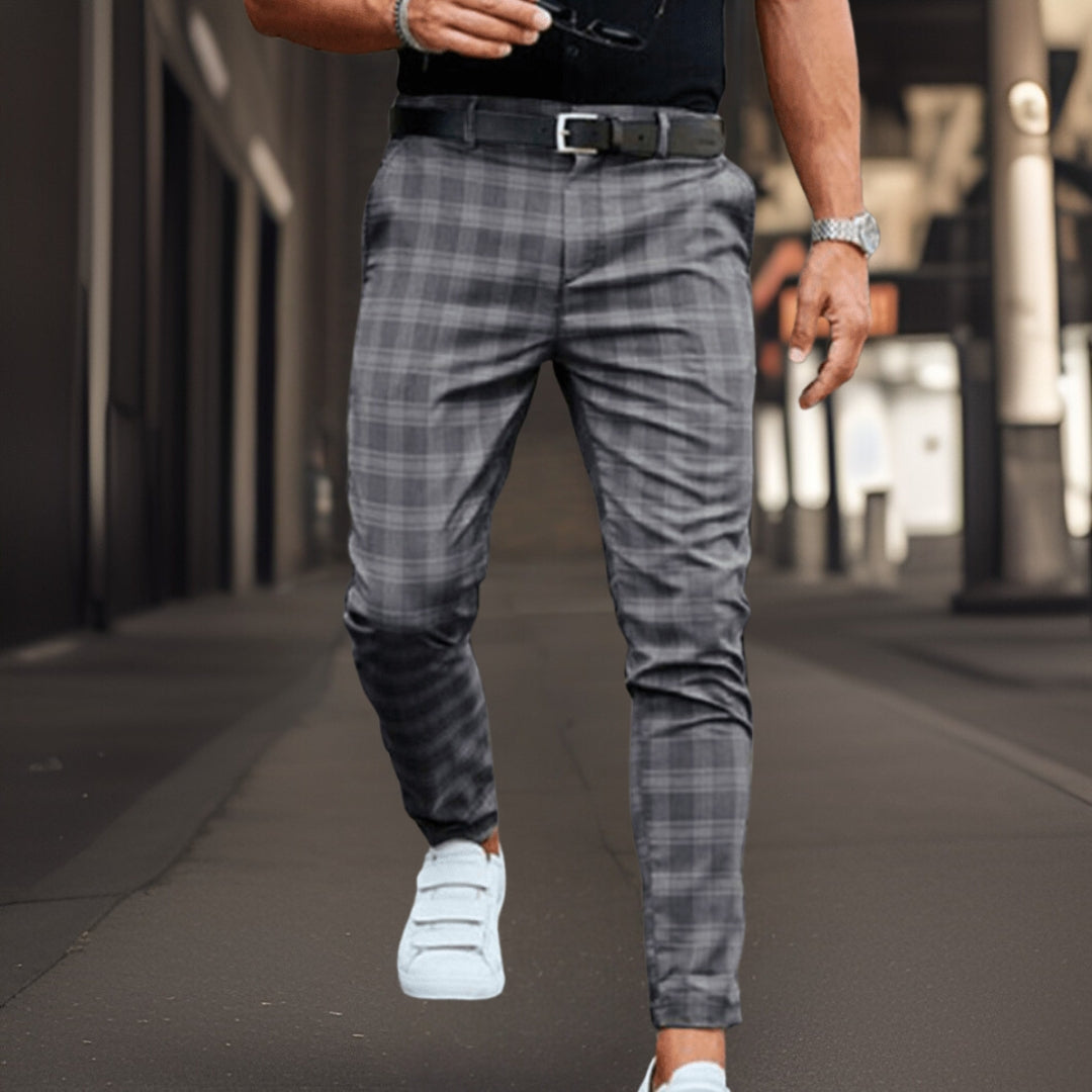 Heren Comfortabele Chino Broek met Meerdere Zakken