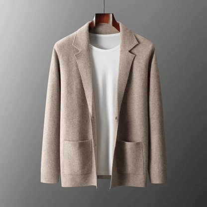 Wollen Damesmantel met Zak – Ideaal voor Herfst en Winter