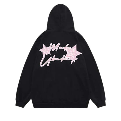 Oversized Dames Hoodie met Print | Comfortabele Streetwear Sweater