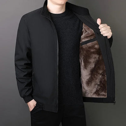Herren Winterjacke mit Stehkragen - Warm und Stilvoll