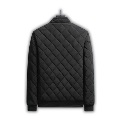 Heren Gewatteerde Jas met Fleece Voering - Warm en Comfortabel