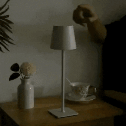 Nordia Light – Draadloze Oplaadbare LED Tafellamp met Touch Dimfunctie
