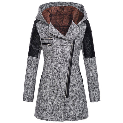 Vintage Lange Winterjacke Damen – Warm & Stilvoll für Herbst/Winter