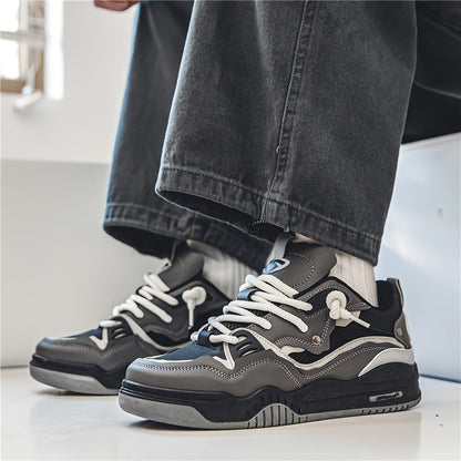 Stilvolle Herren Skateschuhe mit Schnürsenkeln und Grippsohle