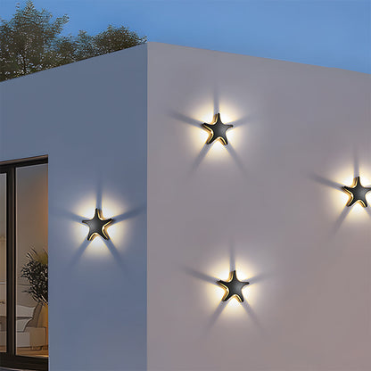 Creative Star Shape LED Outdoor Wall Light