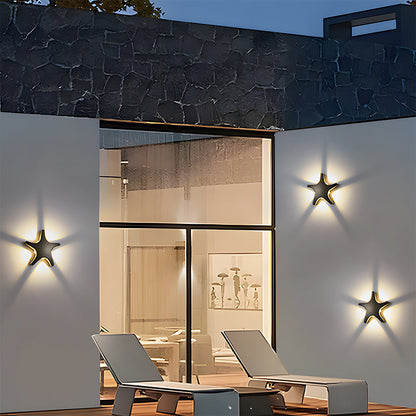 Creative Star Shape LED Outdoor Wall Light