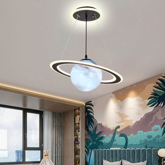 LED-Hängelampe Kinderzimmer – Planeten Design