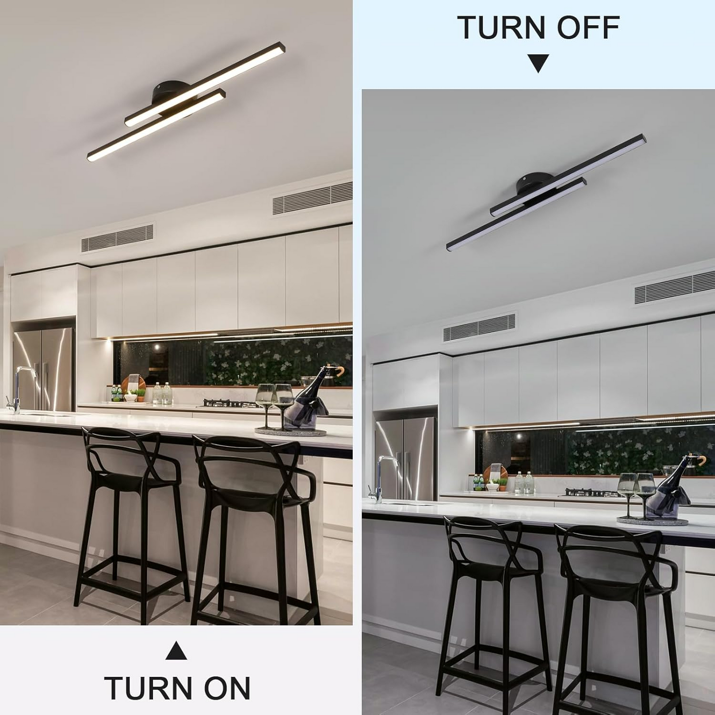 Moderne Aluminium LED Plafondlamp – Minimalistisch Semi-Flush Design voor Woonkamer of Hal