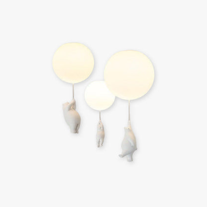 SkyDream – Kinderkamer Hanglamp met Beer & Ballon | LED Plafondlamp met Magisch Design