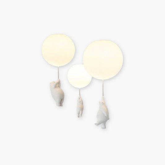 SkyDream – Kinderkamer Hanglamp met Beer & Ballon | LED Plafondlamp met Magisch Design