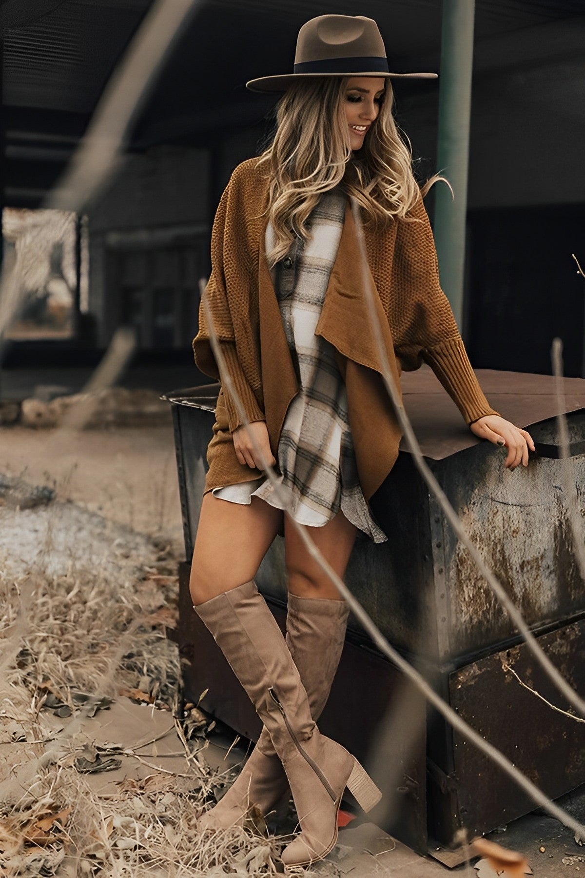 Trendy kniehoge dameslaarzen van kunstleer – Elegant & Comfortabel