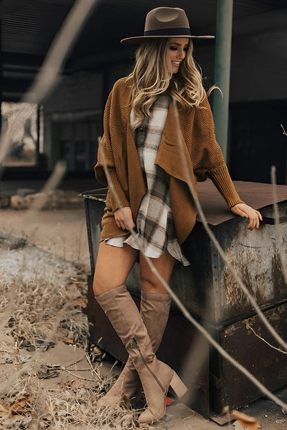 Trendy kniehoge dameslaarzen van kunstleer – Elegant & Comfortabel