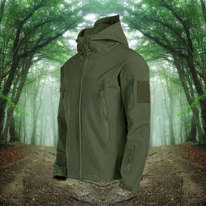 Wasserdichte Herren Outdoor Jacke – Winddicht & Funktionell mit Antidiebstahltaschen