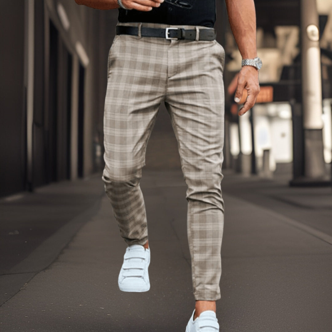 Heren Comfortabele Chino Broek met Meerdere Zakken