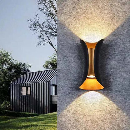 Waterdichte Buiten LED Wandlamp – IP65 Aluminium & Glas – Moderne Gevelverlichting voor Tuin & Gang