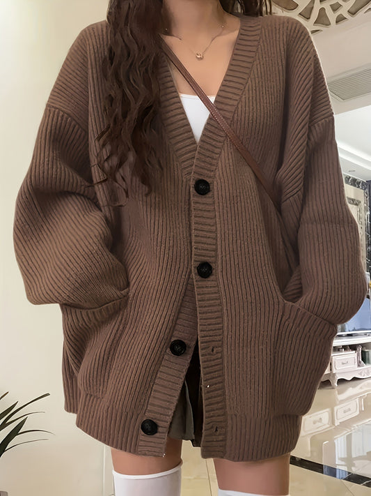 Dames Casual Katoenen Gebreid Vest – Perfect voor Elke Dag