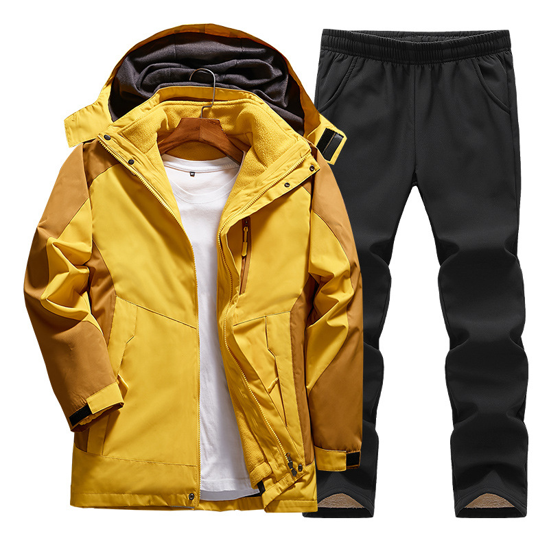 3-in-1 Outdoor Set voor Dames – Wind- & Waterdicht met Afneembare Fleecejas