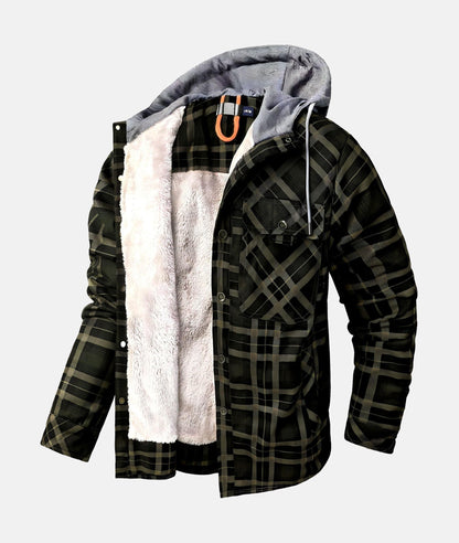Geruite Flanellen Herenjas – Casual & Modern voor de Winter