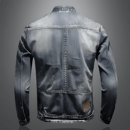 Retro Spijkerjack voor Heren – Vintage Look met Zakken