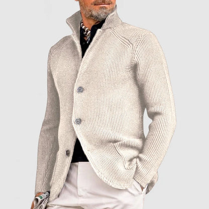 Stijlvol Herenvest met Opstaande Kraag – Comfort & Warmte