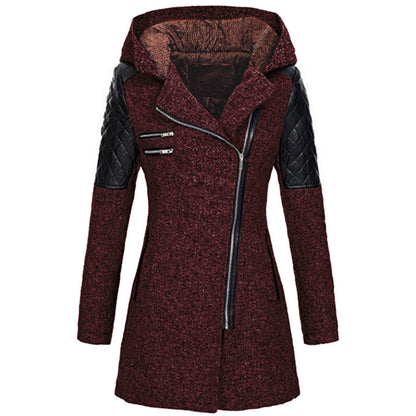 Vintage Lange Winterjacke Damen – Warm & Stilvoll für Herbst/Winter