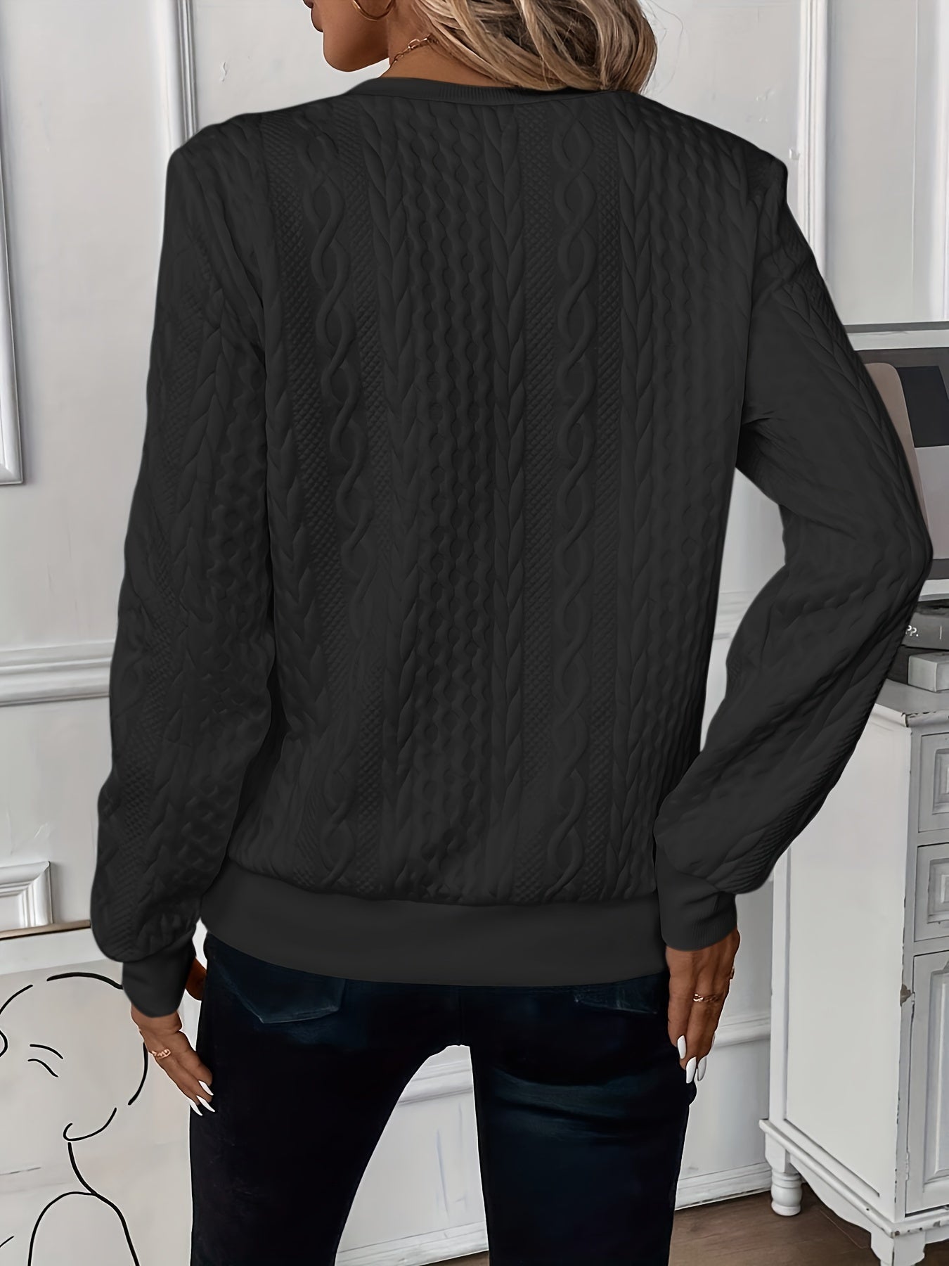 Damen Pullover mit Reißverschluss – Weicher Pullover für jede Jahreszeit