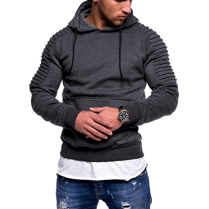Lichtgewicht Heren Hoodie met Capuchon en Lange Mouwen