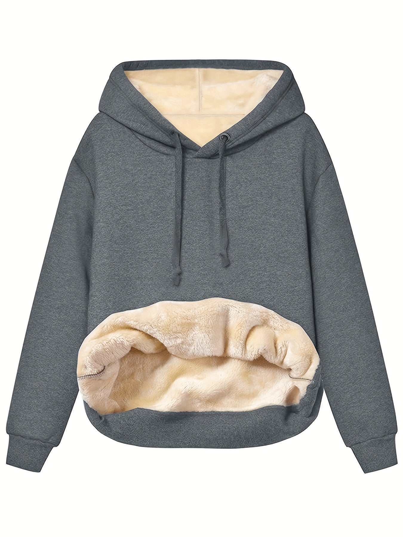 Dames Fleece Hoodie met Capuchon | Perfect voor Casual Dagen