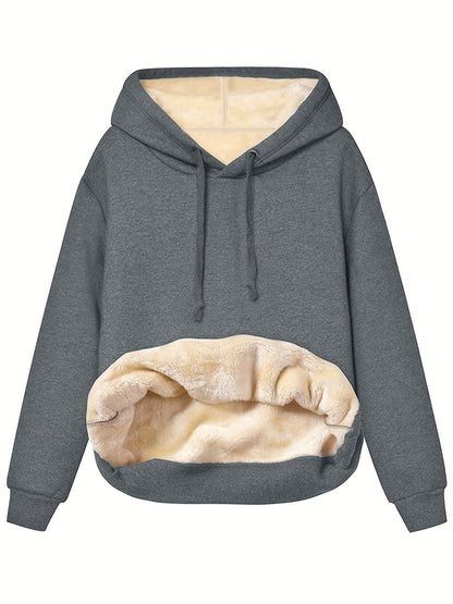Dames Fleece Hoodie met Capuchon | Perfect voor Casual Dagen