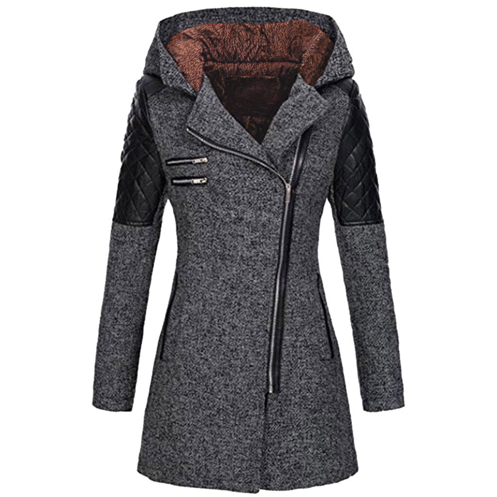 Vintage Lange Winterjacke Damen – Warm & Stilvoll für Herbst/Winter