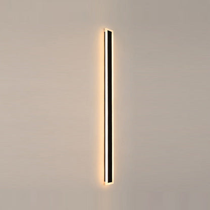 IP65 Moderne Minimalistische Buitenlamp – Zwarte LED Wandlamp in Acryl voor Tuin, Gevel of Padverlichting