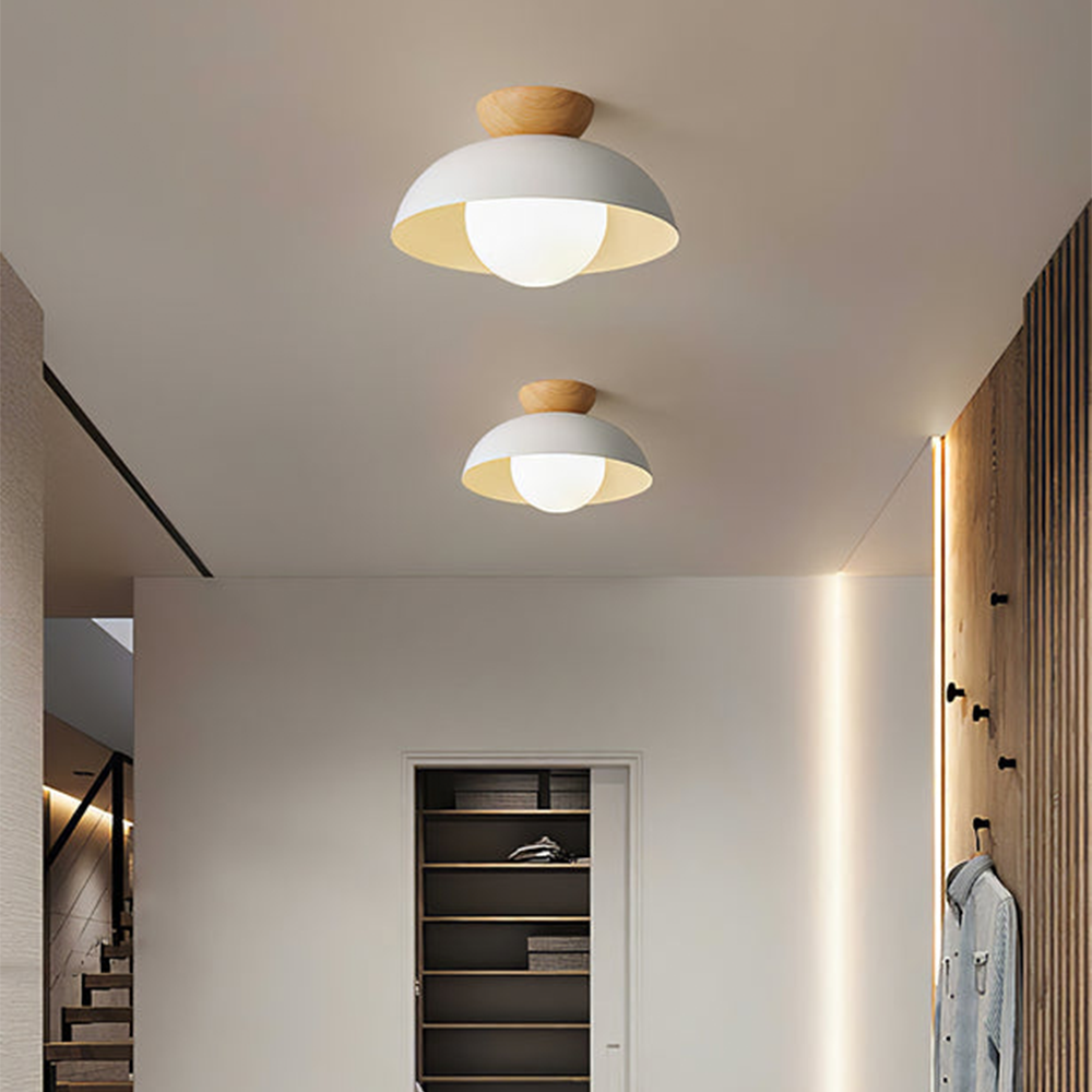 Moderne minimalistische Deckenleuchte – Halbeinbau-Modell