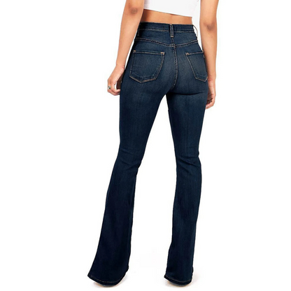 Hoge-taille flared damesjeans – Retrolook & comfort