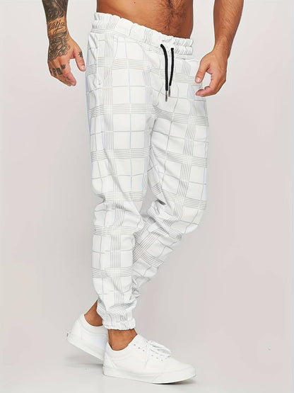 Comfortabele Heren Joggingbroek met Ruitpatroon – Voor Elke Dag