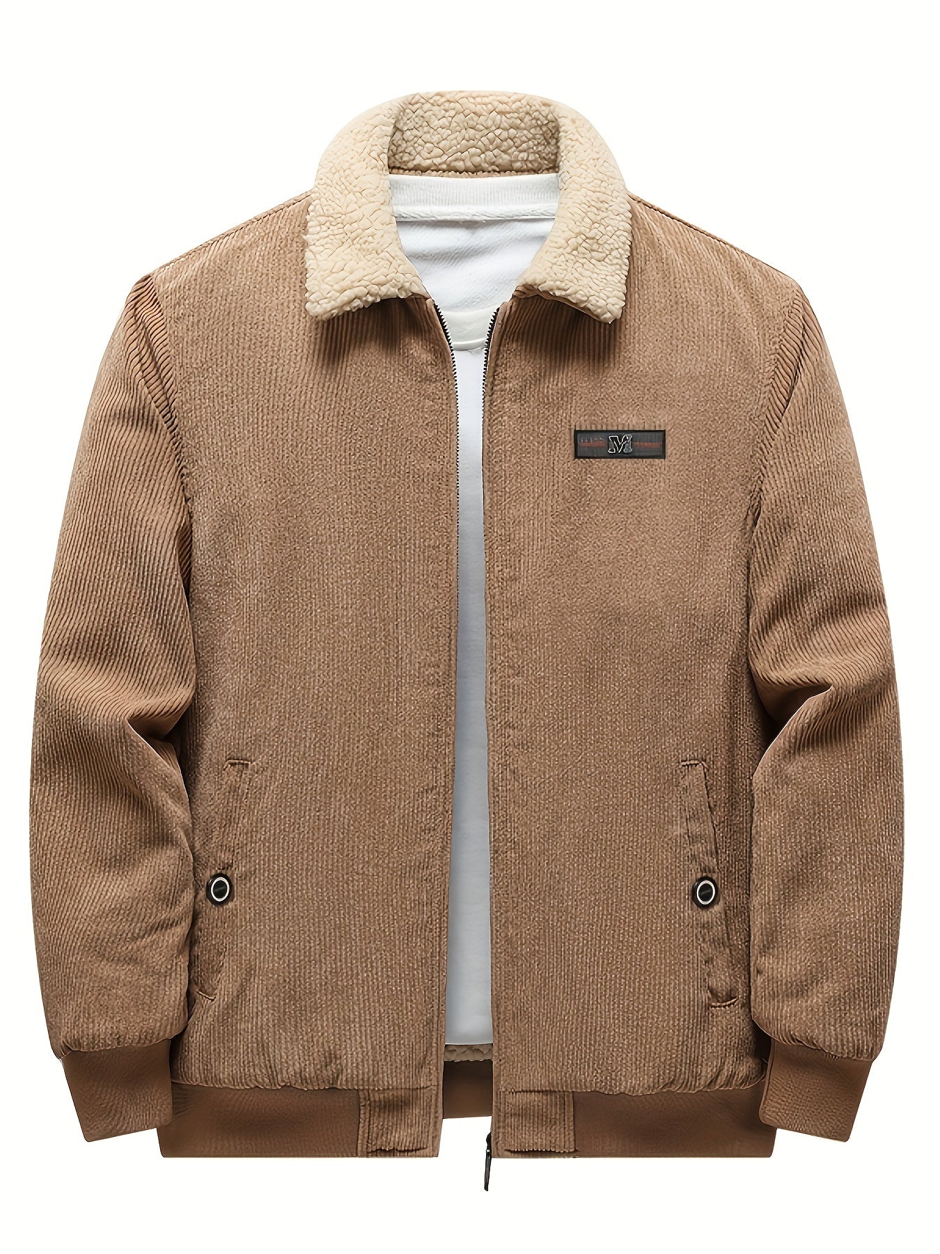 Dicke Winterjacke mit Reverskragen für Herren – Warm & Stilvoll für Kalte Tage