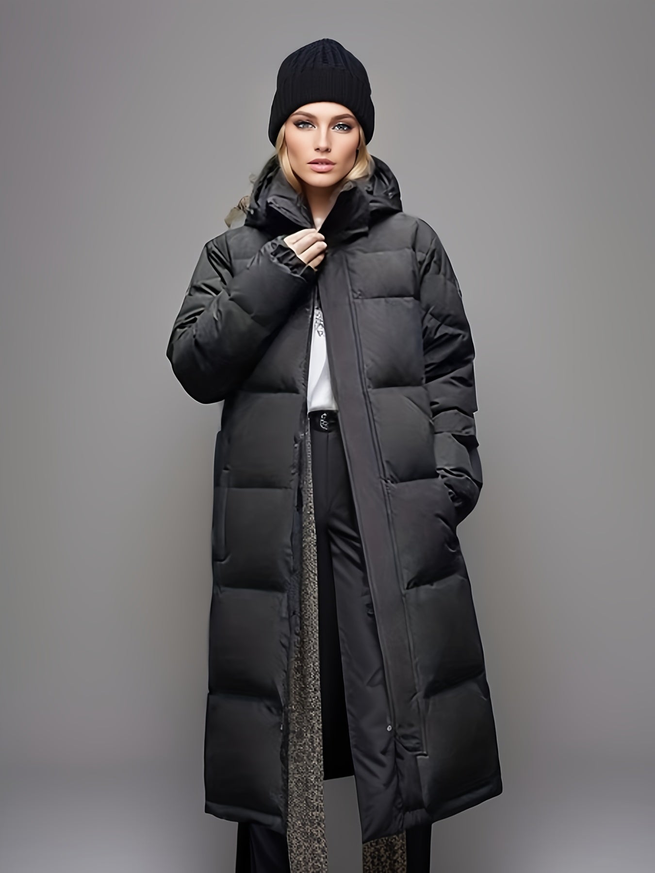 Lange Winterparka voor Dames – Warm & Stijlvol voor de Winter