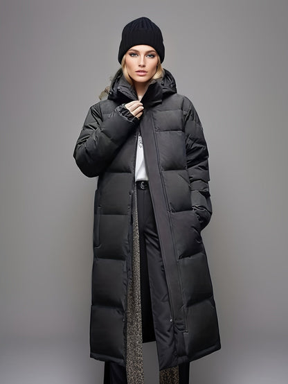 Lange Winterparka voor Dames – Warm & Stijlvol voor de Winter