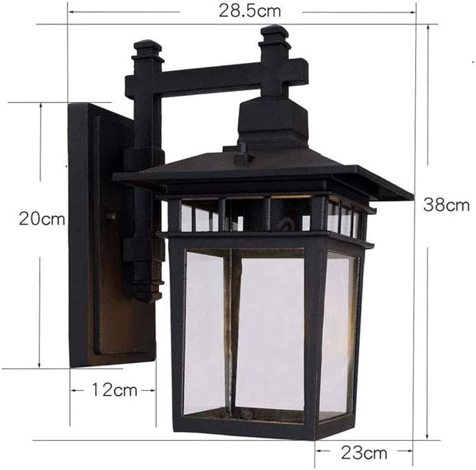IP44 Rustieke Vintage Buitenlamp – Aluminium Wandlamp met Klassieke Uitstraling