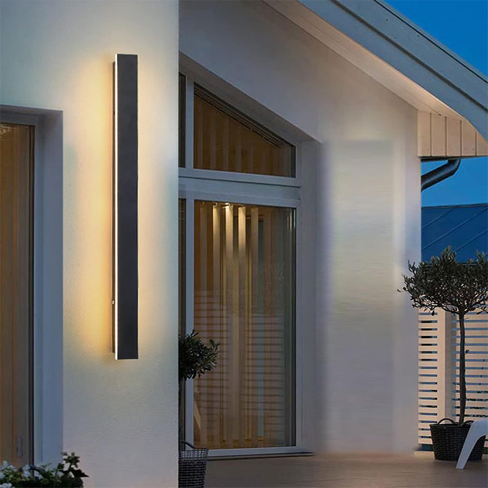 IP65 Moderne Industriële LED Buitenlamp – Langwerpig Design van Acryl