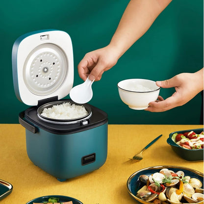 Mini Rijstkoker 1,2L – Multifunctionele Stoom- & Kookpan voor 1-2 Personen (220–240V)