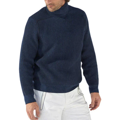 Heren coltrui met ribstructuur – Tijdloze winterstijl – Warm en stijlvol