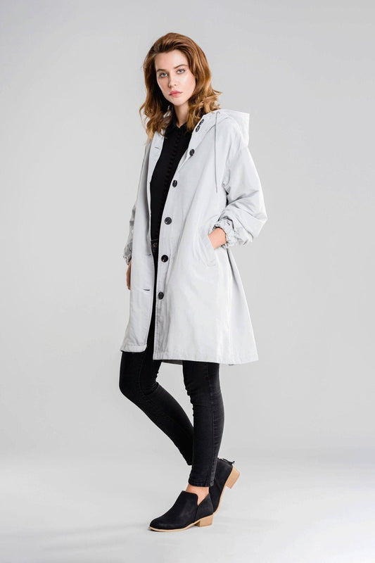 Waterdichte Ademende Regenjas met Capuchon voor Dames – Outdoor & Stijlvol